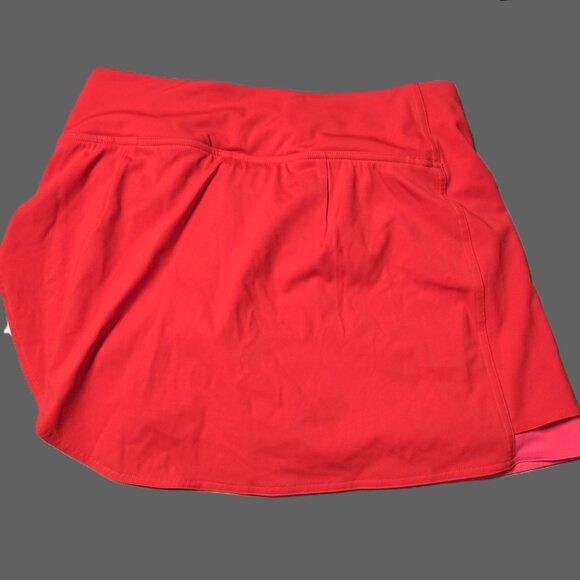 Lululemon Sz 6 Womens Red Asymmetrical Layered HR Tennis Skirt - Picture 3 of 5